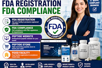 do fda registration fda compliance peptide website peptide store food facility