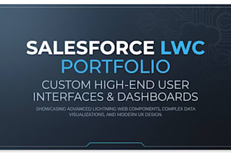 build beautiful salesforce dashboards and custom lwc uis