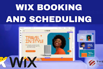 wix booking website wix scheduling wix appointment wix website design wix studio