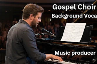 record a gospel choir, background vocals and harmonies