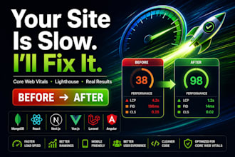 audit and optimize your website for core web vitals and blazing fast load speed