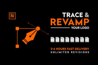 clean up, revamp and vectorize your ai logo