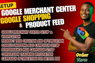 setup and manage google shopping ads, merchant center product feed pmax campaign