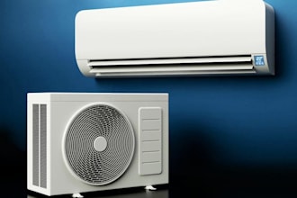 do product design for heat pump, standing fan, hvac and ac