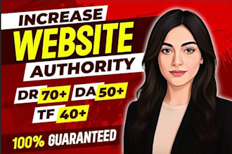 increase ahrefs domain rating 60 plus, moz domain authority