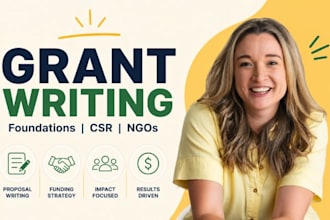 foundation grants, corporate social responsibility, ngos grant proposal writing