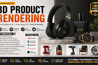 3d product rendering, photorealistic amazon product image
