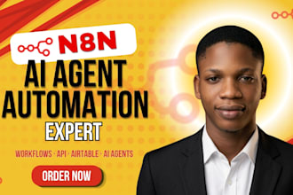 build n8n ai agent, n8n automation, n8n workflow and n8n ai workflow automation