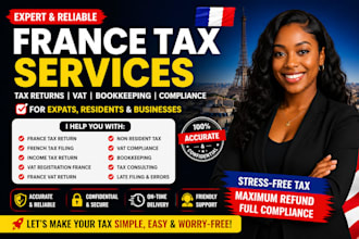 file france tax return, french tax filing, vat registration for expats
