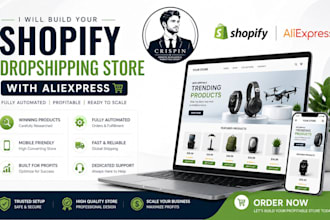 launch automated ecommerce shopify dropshipping store with aliexpress aliexpress