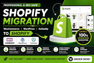 do shopify website migration woocommerce to shopify godaddy wordpress to shopify