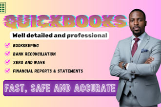 do quickbooks online, xero bookkeeping, bank reconciliation, cleanup, catchup