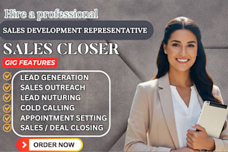 sales development representative and closer, salesperson and appointment setter