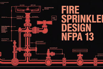 design sprinkler system and shop drawings per nfpa 13 with calculations