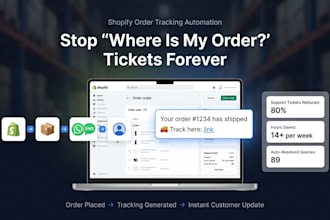 automate shopify order tracking with whatsapp notifications
