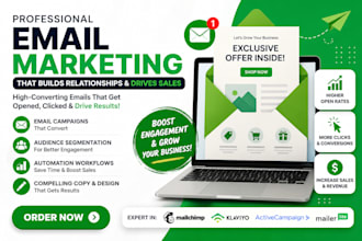 write high converting email sequences and newsletters