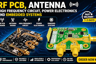 design rf pcb antenna high frequency circuit power electronics embedded system
