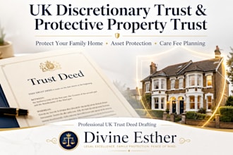draft UK discretionary property protection trust deed service