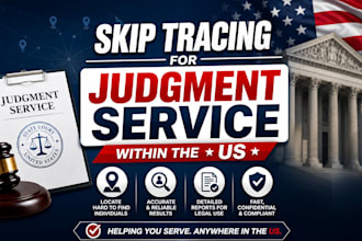 provide search and trace report through tlo xp skip tracing of person details