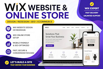 wix website design wix redesign wix online store wix business website