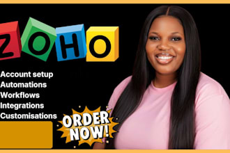 zoho crm setup zoho campaigns zoho sites zoho salesiq zoho desk zoho forms books