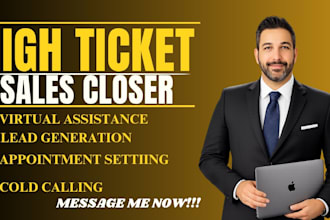 do high ticket closer, commission based sales representative telemarketing
