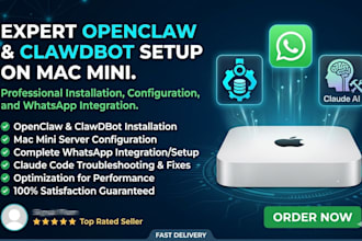 set up install open claw clawdbot on mac mini whatsapp openclaw fix claude code