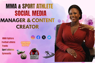 be your sport athlete and MMA social media manager and content creator