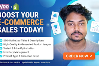 do SEO optimized shopify product listings and product upload