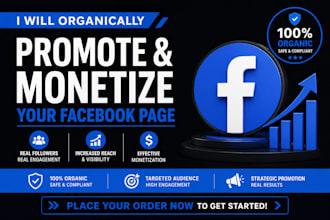 grow and manage instagram page, facebook organic followers twitter monetization