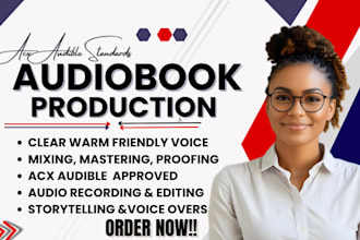 narrate your fiction ebook, romantasy  audiobook,  african female voice over