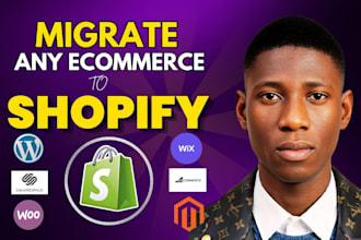 migrate wix to shopify, wordpress migration, squarespace, woocommerce to shopify