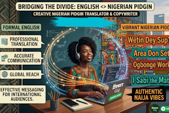 translate english to nigerian pidgin