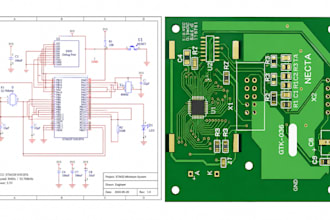 review and fix pcb design, schematic and layout errors for manufacturing