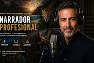 record a professional spanish voice over for documentaries and ads