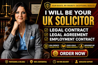 be your UK solicitor, legal contract, legal agreement, employment contract