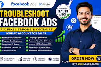 troubleshoot facebook ads fix pixel errors optimize your ad account for sales