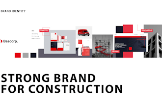 create a modern brand identity for your construction company