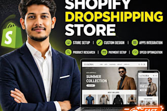 build a shopify fashion dropshipping store