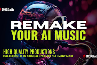 remake, rebuild and recreate ai song with studio quality