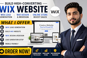 build wix website wix lead generation wix website design redesign online store