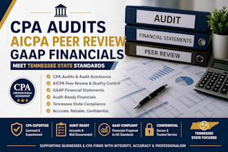 do cpa audits, aicpa peer review, gaap financials to meet tennesse state