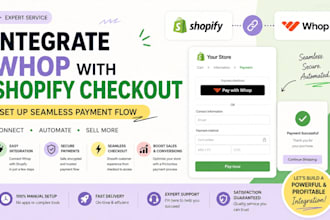 integrate whop with shopify checkout and set up seamless payment flow