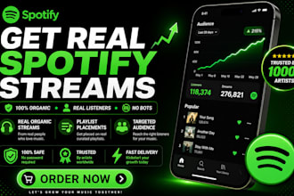do organic spotify music promotion spotify album promotion spotify chart pitch