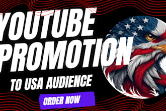 do organic USA youtube video promotion USA channel promotion to USA audiences