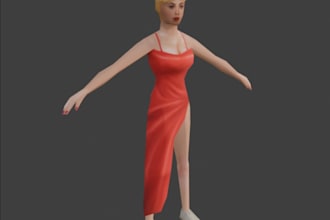 ps1 ps2 character in retrol style, n64 y2k model,3d low poly character, 3d asset
