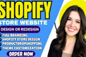 build a high converting shopify drop shipping store that sells