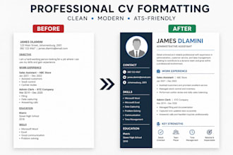 format or fix your CV