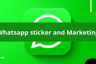 create interactive sticker, GIF, funny sticker for your whatsapp group