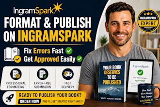 format and handle your book publishing on ingramspark fix ingramspark error